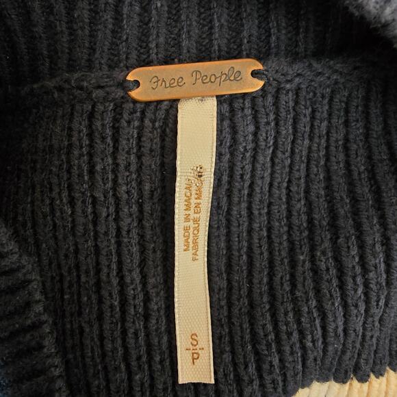 Free People Stripe Easy Street Crop Pullover Sweater - Picture 5 of 10